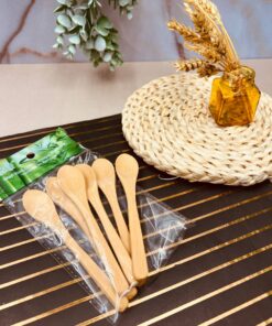 قاشق چوبی بامبو کوچک کیفیت عالی و ارزان وارداتی از چین