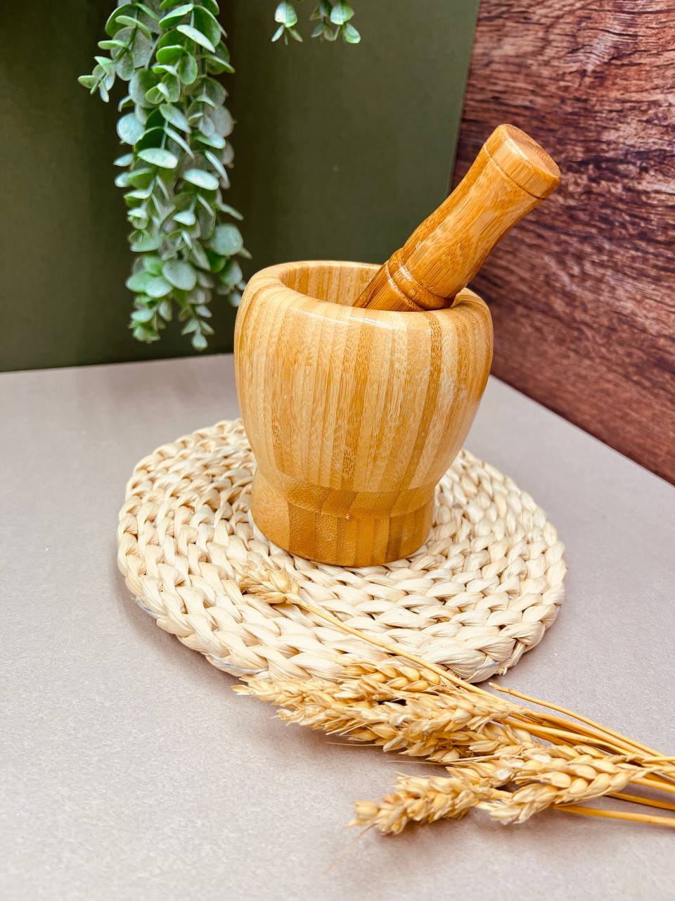 IMG_20240229_013955_017 هاون چوبی بامبو با کیفیت عالی و ارزان وارداتی از چین