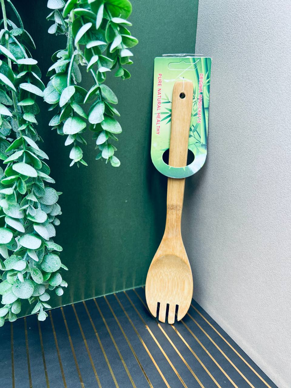 IMG_20240229_014059_047 خرید و قیمت کفگیر چوبی بامبو کیفیت عالی و ارزان وارداتی