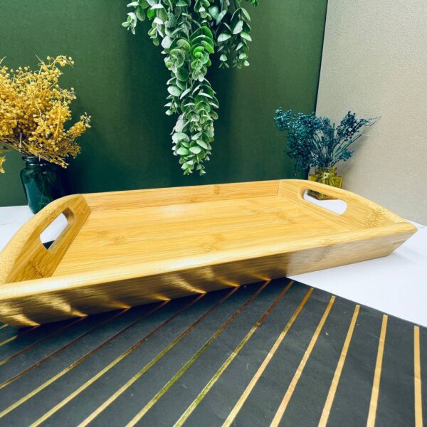 سینی چوبی بامبو سایز کوچک کیفیت عالی
