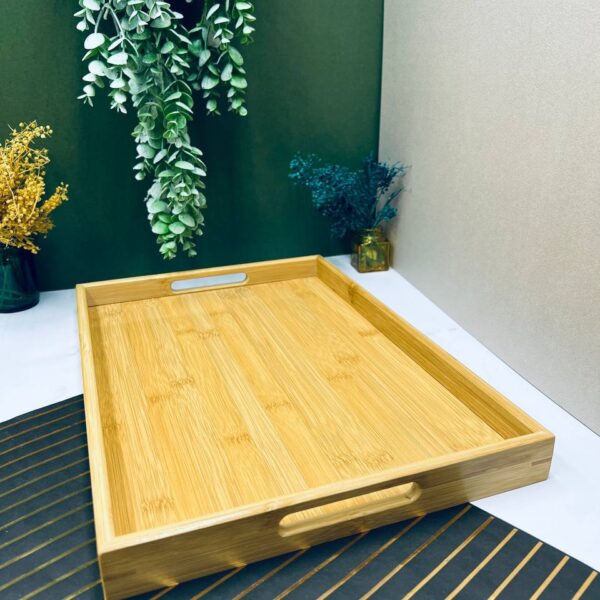 سینی چوبی بامبو متوسط آنتی باکتریال وارداتی