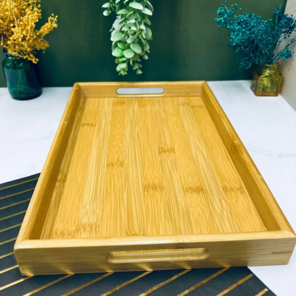 سینی چوبی بامبو کوچک با کیفیت عالی و ارزان
