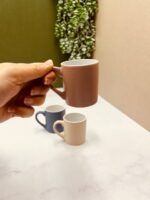خرید و قیمت فنجان قهوه سرامیکی رنگ ثابت با کیفیت بالا و قیمت پایین وارداتی