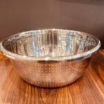 خرید اینترنتی و بدون واسطه سبد استیل سوراخدار قطر 36 سانتی متر (آبکش )وارداتی درجه یک بازرگانی تنها پیشتازان