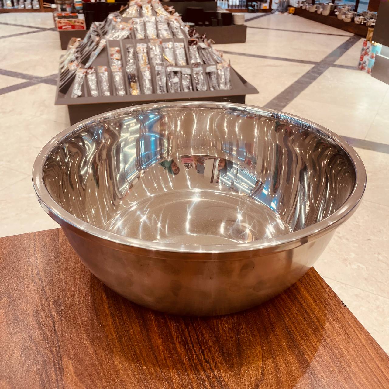 IMG_20240728_121517_778 خرید اینترنتی و بدون واسطه لگن استیل ضد زنگ درجه یک وارداتی قطر 40سانتی متری بازرگانی تنها پیشتازان