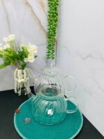 کتری و قوری پیرکس شعله مستقیم شیشه ای