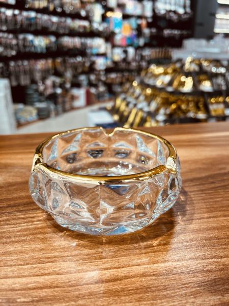 IMG_9447 جا سیگاری کریستال وارداتی لبه طلایی با کیفیت بازرگانی تنها پیشتازان