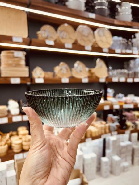 کاسه کریستالی وارداتی سبز رنگ مناسب سرو ماست و دسر – بازرگانی تنها پیشتازان