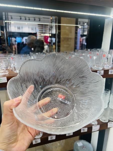 کاسه سالاد کریستالی وارداتی با طراحی شفاف و لوکس – بازرگانی تنها پیشتازان