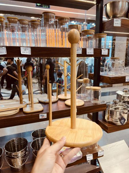 استند دستمال حوله‌ای بامبو – بازرگانی تنها پیشتازان