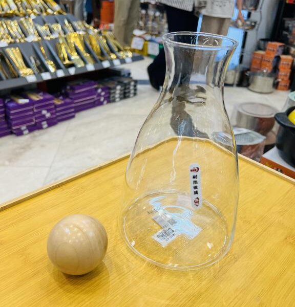 تنگ شفاف بلور وارداتی Deli کد GPH59-2A