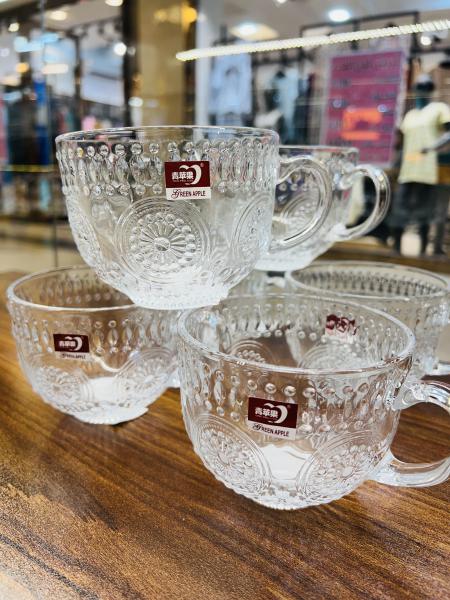 خرید ماگ سوپ خوری 6 عددی کریستال برند دلی ZB322B