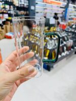لیوان مربع پیرکس دسته سبز آنتی شوک وارداتی