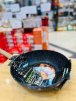 خرید اینترنتی تابه ووک گرانیت برند بارولی نچسب و کم روغن وارداتی از چین در فروشگاه تنها پیشتازان