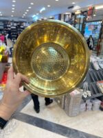 آبکش گرد طلایی ضد زنگ و و رنگ ثابت وارداتی از چین در فروشگاه تنها پیشتازان