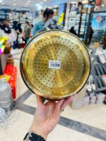 آبکش گرد طلایی ضد زنگ و و رنگ ثابت وارداتی از چین در فروشگاه تنها پیشتازان