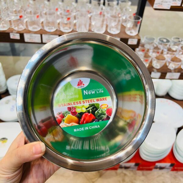 فروش عمده و تک لگن گرد کوچک استیل ضد زنگ و رنگ ثابت وارداتی از چین در فروشگاه تنها پیشتازان